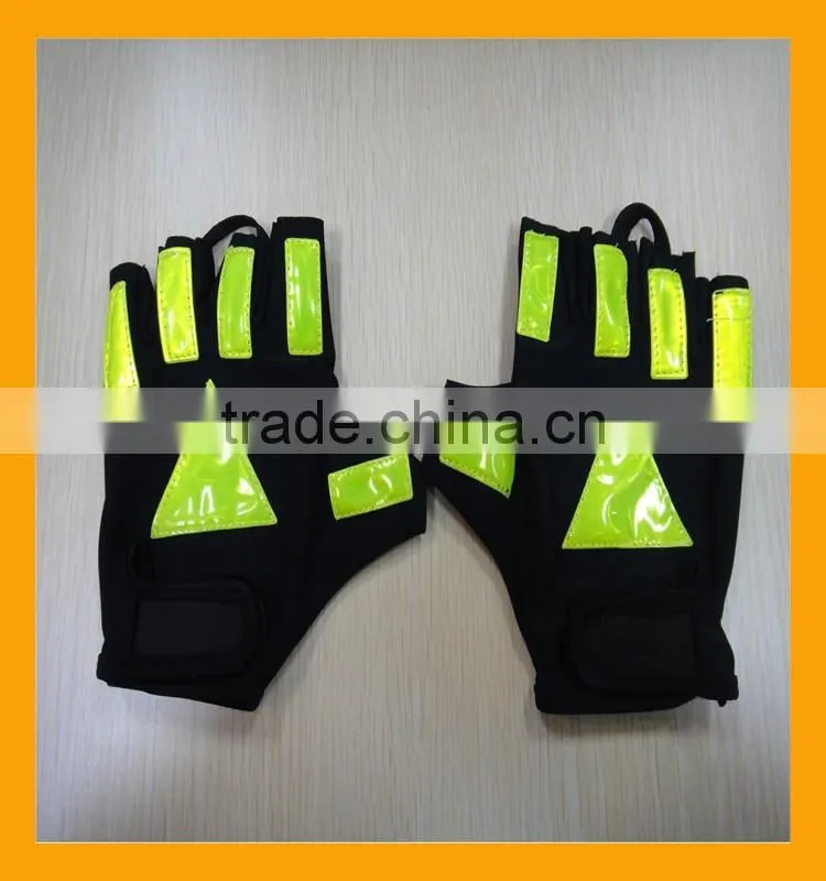 Half Finger Sun Protection Traffic Safety Police Gloves