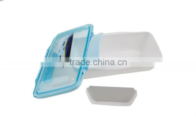 Clear Plastic Bento Lunch Box With Lock