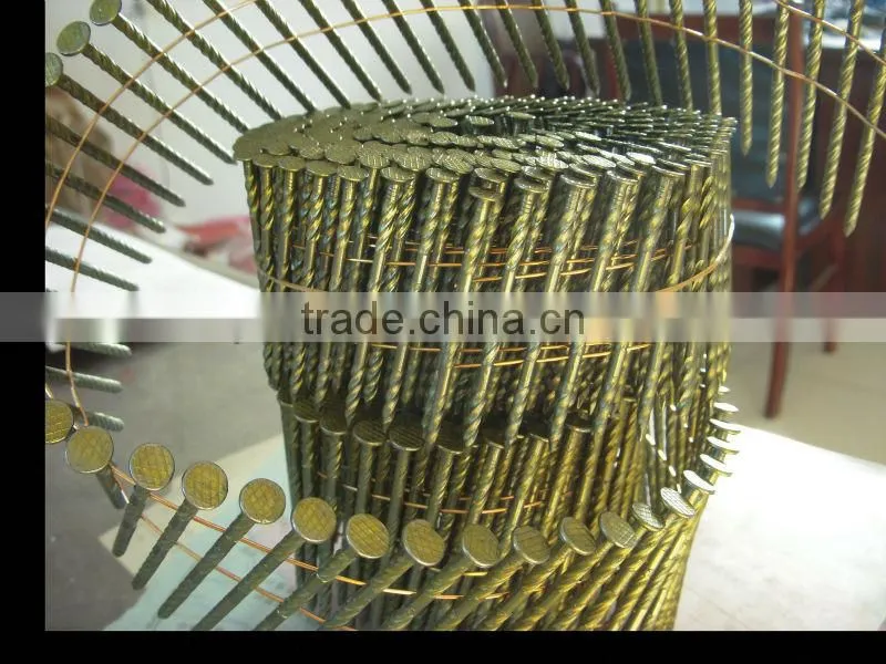 Polished Coil Roofing Nails From Guangzhou Supplier