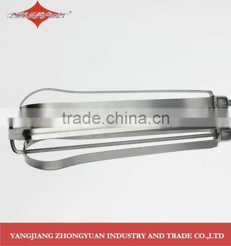 16' Classic Rotary stainless steel egg beater with green pp handle