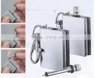 Mini Flints Metal Match Fire Starter Gas Oil Permanent Outdoor Camping Lighter