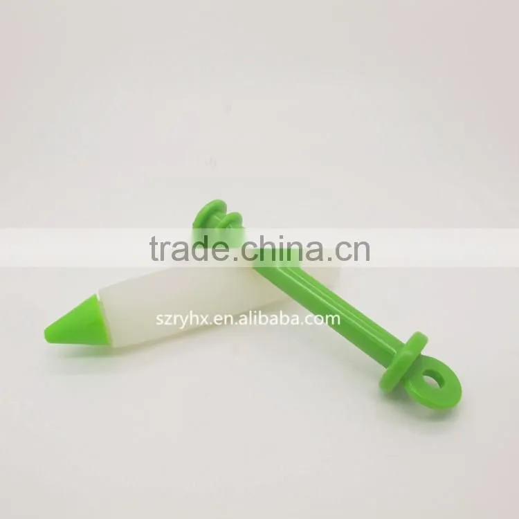 Funny silicone cake and chocolate decorating pen cake mould silicone cream pen