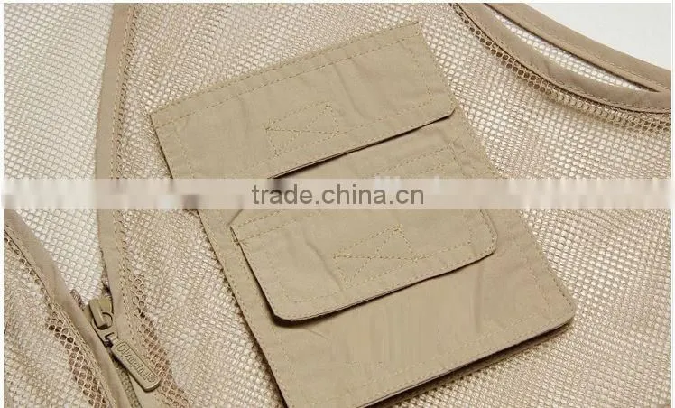 2017 OEM unisex workwear vest waistcoat uniform