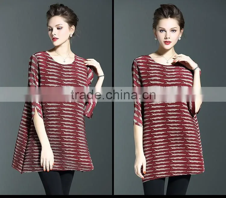 2017 brand ancient printing drape women a-line dress