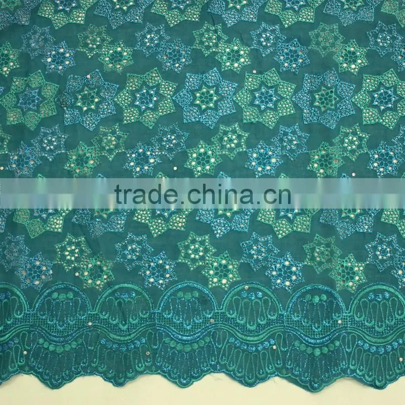 African Popular Voile Lace Fabric With Wholesale Price SL0409-3