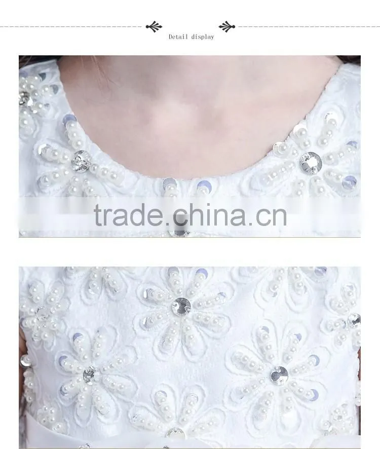 kids fashion show dresses white prom dresses modern girls dress