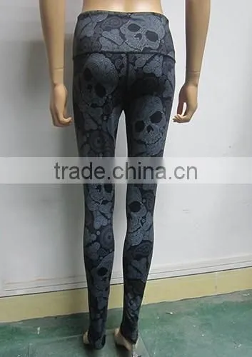 New Pattern Women Printed Legging Sport Tight Wear Sublimation Yoga Pants in Custom