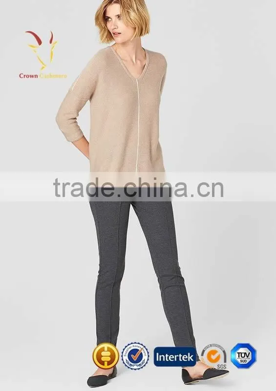 Custom Design Cashmere Ladies Sweaters Online Women Knitwear