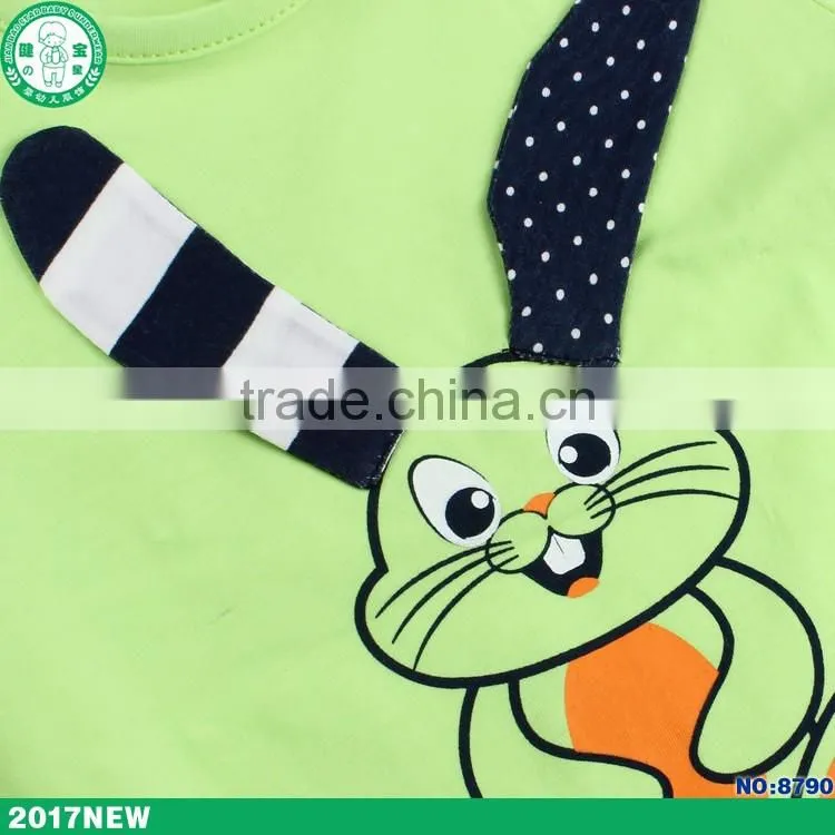 Cute design newborn 0-24M baby boy short sleeved summer clothing set
