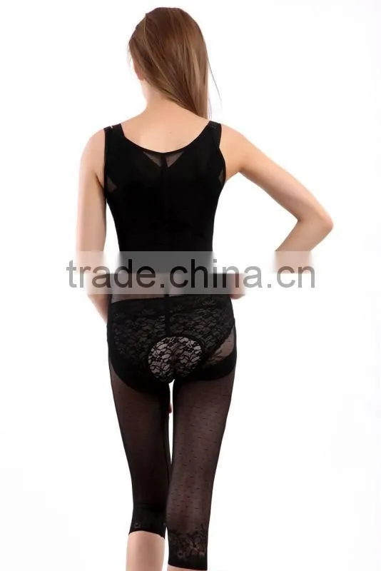 fashion lace collar seamless mature women sexy body shaper
