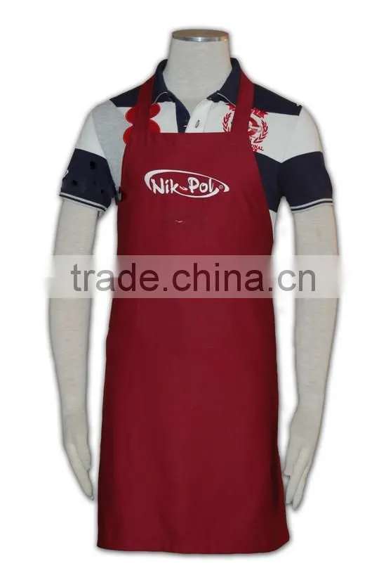 Wholesale Promotional Factory Price customized Polyester Mixed professional chef apron