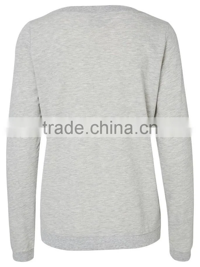 Women Super Soft Organic Cotton Fabrication Sweatshirts without hood
