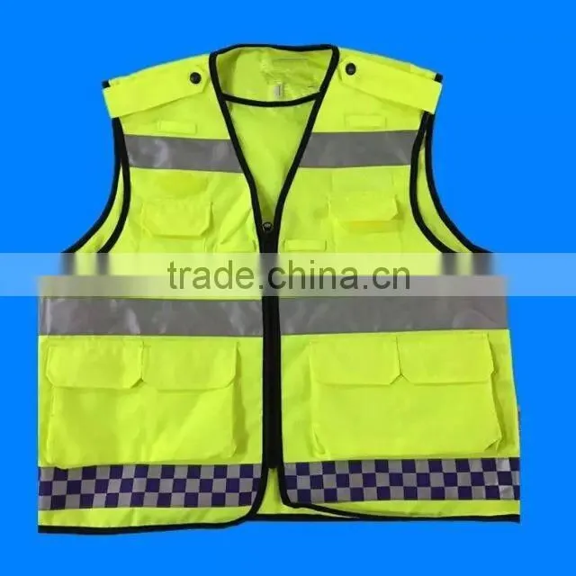 Field office waterproof reflective fashion vest with pocket