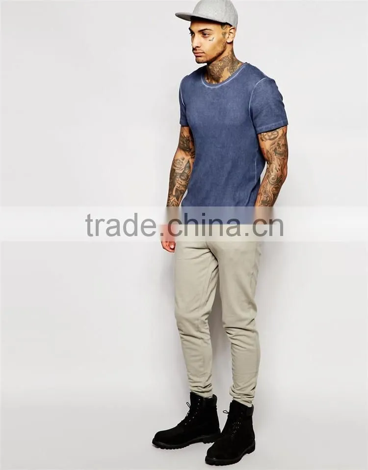 2017 Summer Guangzhou Shandao OEM 180g Cotton Spandex Short Sleeve Round Neck T Shirt Design