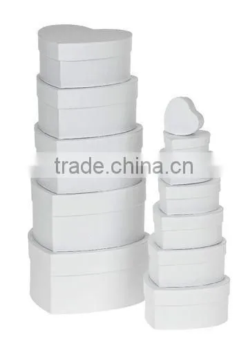 New Sets of 12 Storage Heart Boxes Set of 12 Stacking Storage Boxes Home Decoration Gift