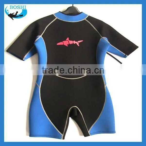 Children 3mm Neoprene surf suit without sleeves mens 2014 fashion design suits