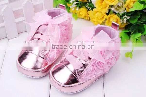 Fashion New Baby Girls First Walkers Flowers Shoes