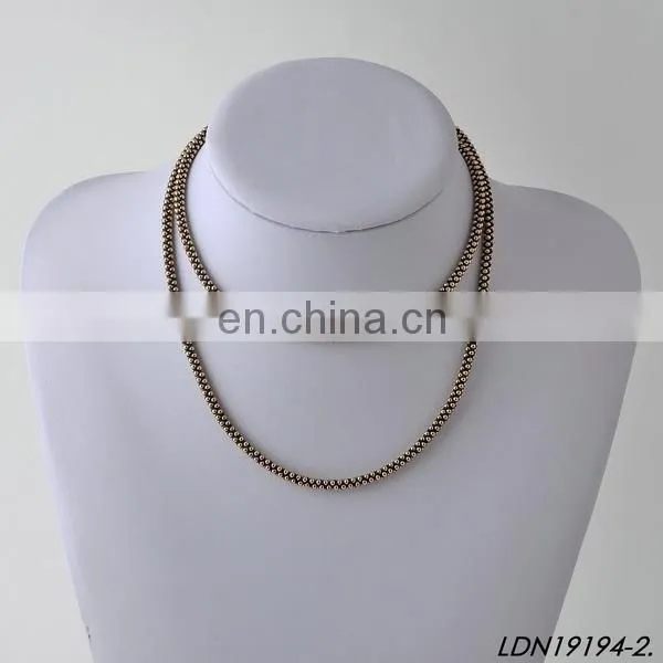 Fancy thick chain magnet clasp bracelets and necklaces set
