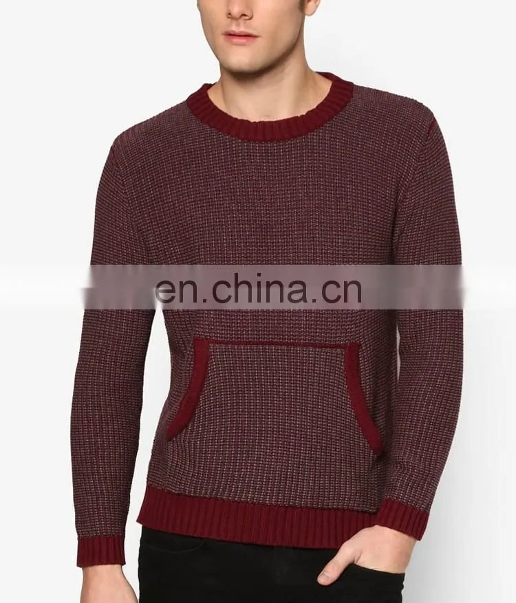 Fashion shrug wool knit sweater christmas winter full sleeve pullover sweaters for men