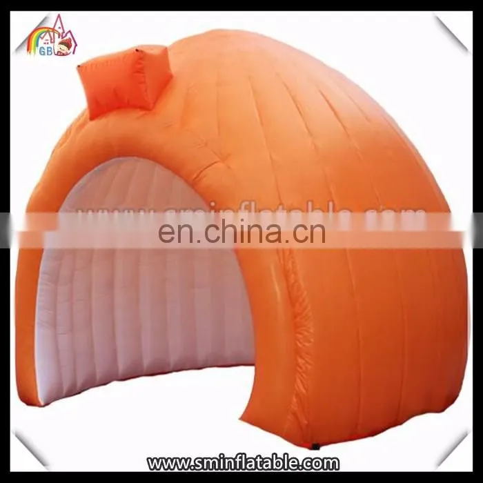 Promotion inflatable dome tent, inflatable camping igloo red tent for sale