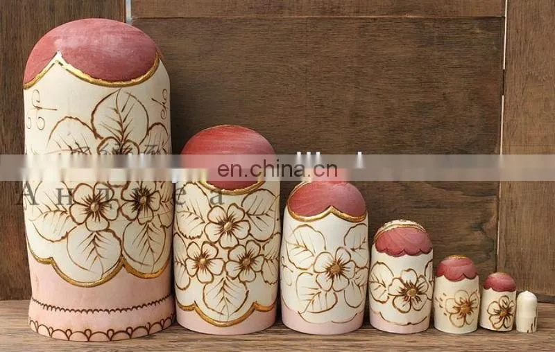 Wood Handmade Matryoshka stacking Nesting doll