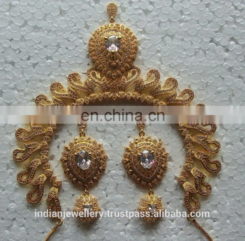 CZ jewelry necklace manufacturer,cubic zirconia necklace jewellery exporter