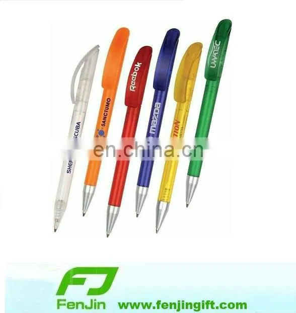 factory direct custom logo plastic pen