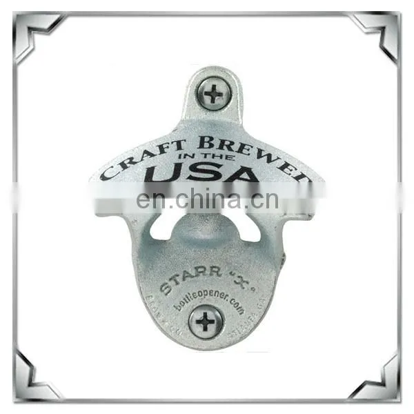 custom metal wall mount bottle opener