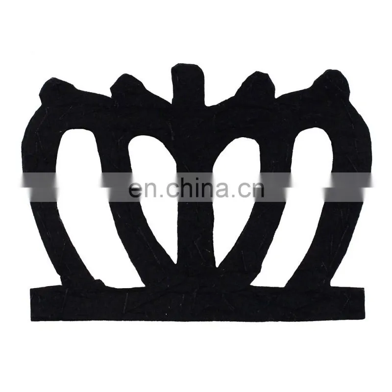 Cheap Beaded Crystal Crown Patches For Bags Clothing