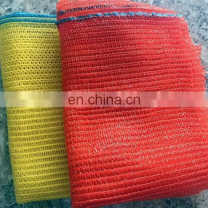 100% PE Raschel Net Mesh Bags for Onions Potatoes