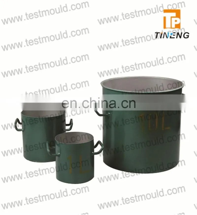Different capacity Concrete Cylindrical Bulk Density Measures Unit Weight Measure