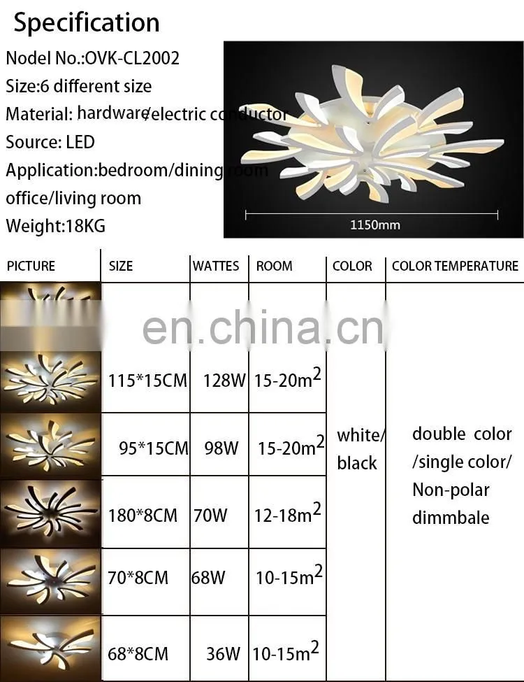 dimming decorative big hotel chandelier led pendant light