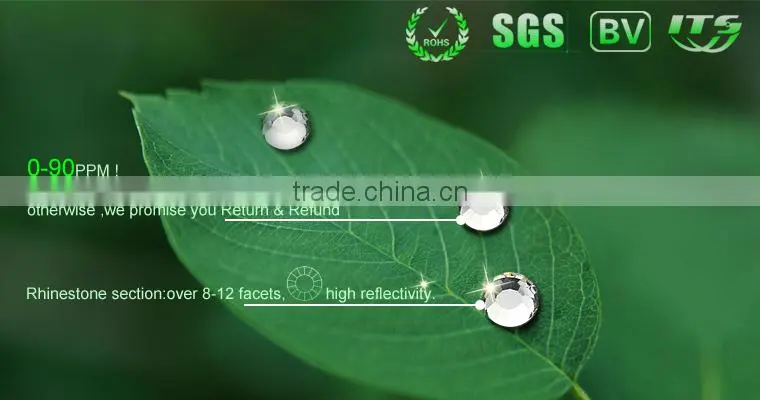 0724C Factory Price China Swainstone Flat Back Lead Free Non Hot Fix Crystal Glass Nail Art Rhinestone