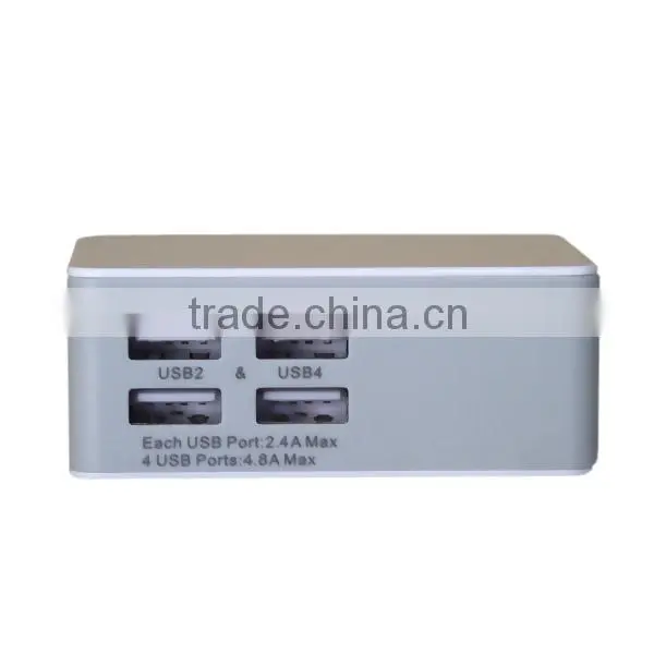 4 port USB 5A shake cell phone charger