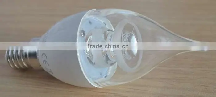 CE 5W E14 E27 Dimmable LED Candle Bulb