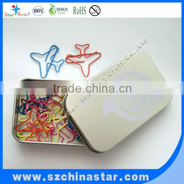 PP box packing creative OEM shapes paper clips
