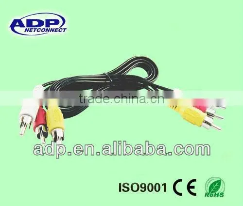 New Gold Plated 12Ft 3 RCA Component Video Cable FOR HDTV DVD VCR