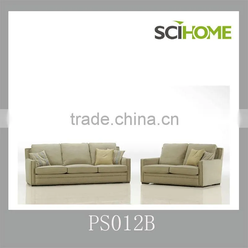 nailed design upholstery furniture 3 and 2 seat american style sofa couch