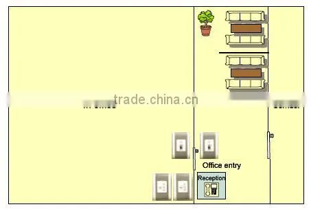 Japanese fingerprint door lock system with anti-passback function
