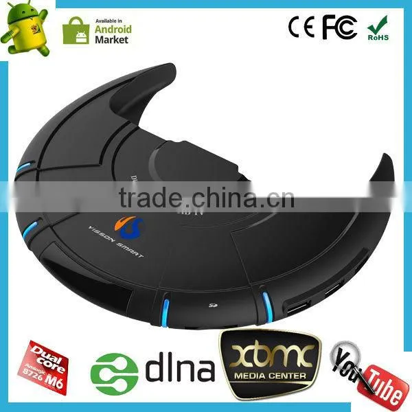AML8726 M6 tv box support XBMC and IPTV android tv box dual core amlogic m6 android 4.1 tv box