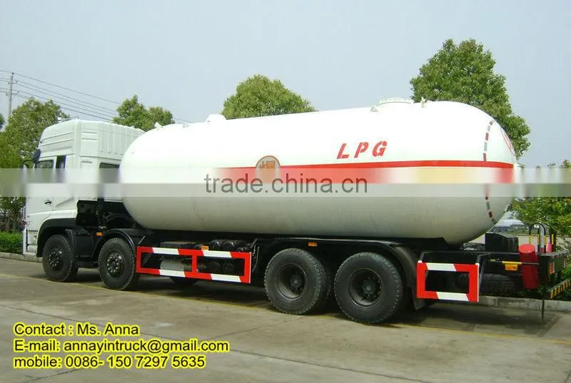 Dongfeng 8x4 LPG tank truck LPG tanker lpg road tanker