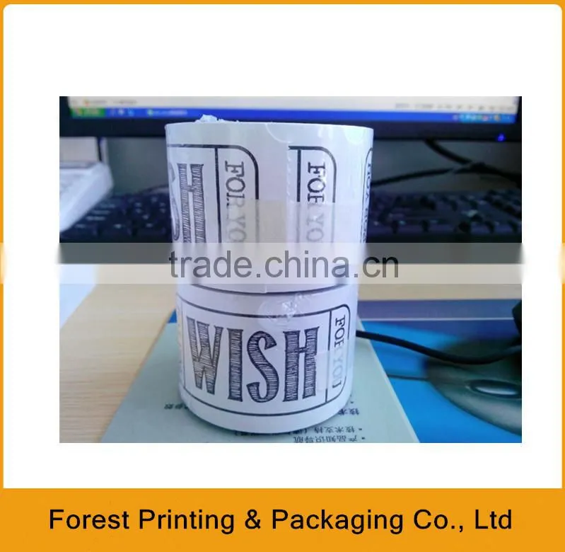 Ticket vending machine ticket,printed ticket roll,raffle ticket