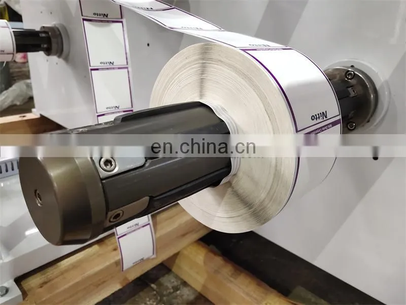 UTS420H Turret Type High Speed Automatic Label Cutting Machine, self-adhesive sticker cutter rewinder