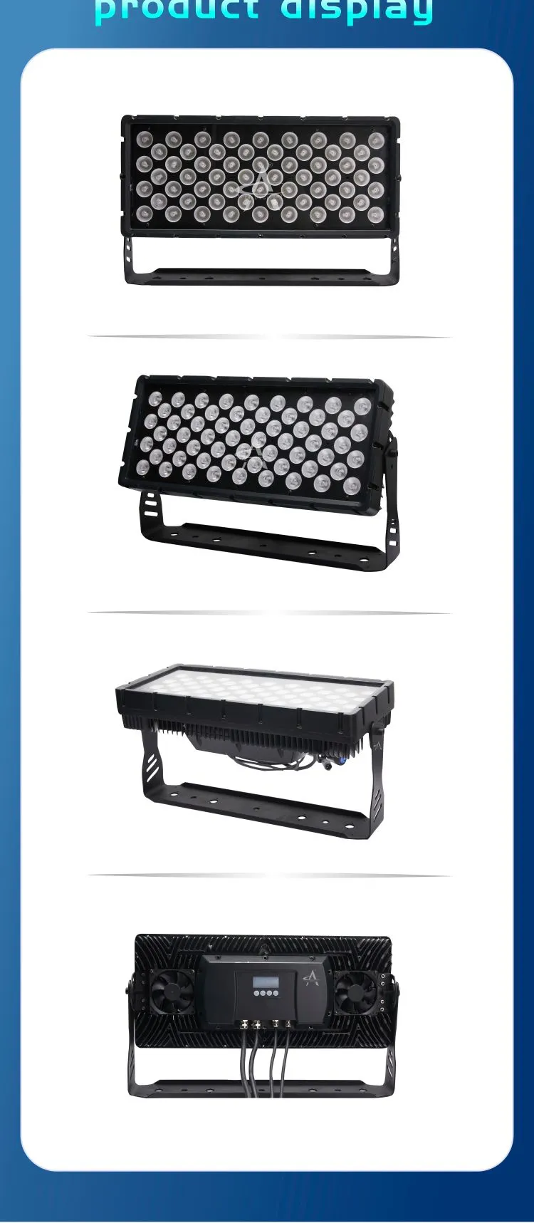 TG60 IP65 LED Waterproof Floodlight 60x15W RGBW 4in1 800W DMX Effect Light