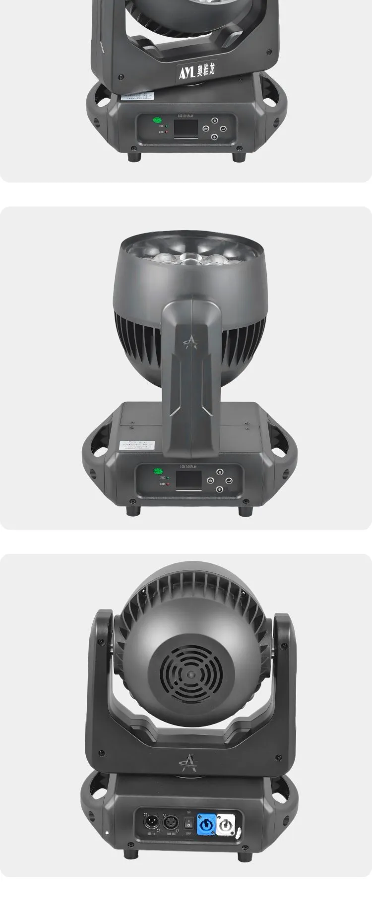 RS19 19x15W Eye B-eye Zoom Wash Beam Focusing DMX Pixel Control 4in1 RGBW LED Zoom Moving Head Wash Lights