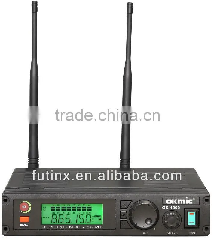 true diversity wireless microphone/single channel wireless microphone/collar microphone