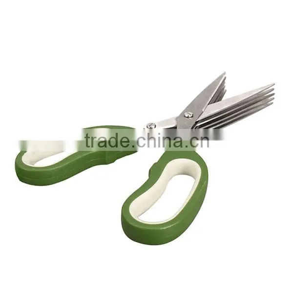 Durable use Best selling herb scissors 5 blades herb scissors kitchen scissors Kitchen Shears