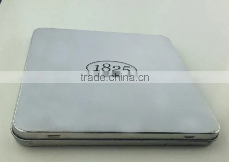 Square shaped metal tin box,tin box for cd