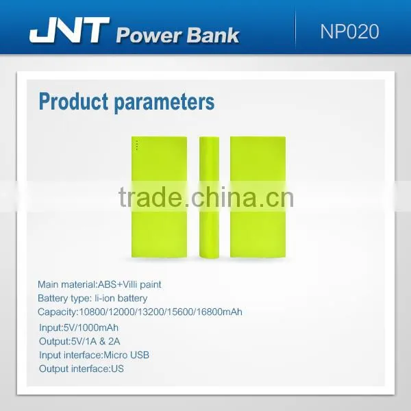 Energency universal promotional gift travel charger newest pocket size power bank NP020 with 1 year warranty