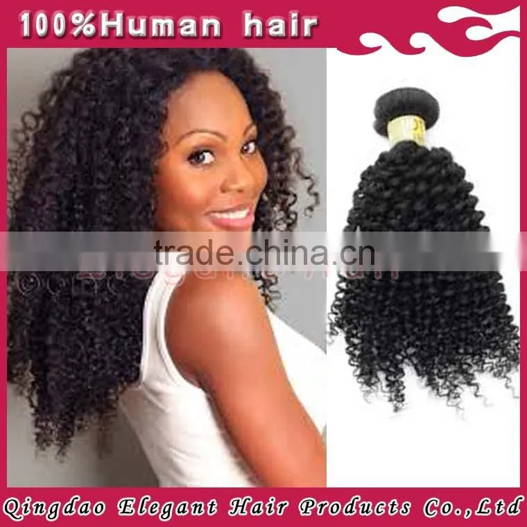2015 new style No Shedding brazilian Remy curly Double Drawn Virgin Hair